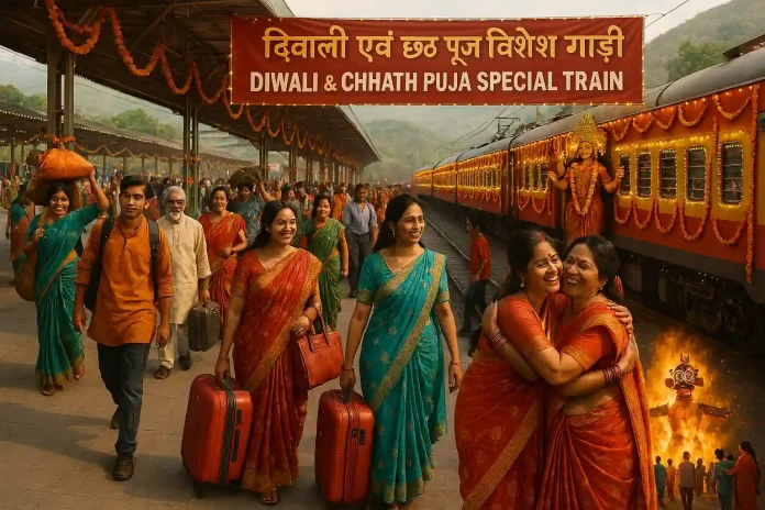 special train to bihar in festival 2025