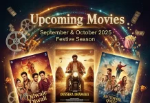 Upcoming Movies Releasing in September & October 2025 – Full Festive Season List